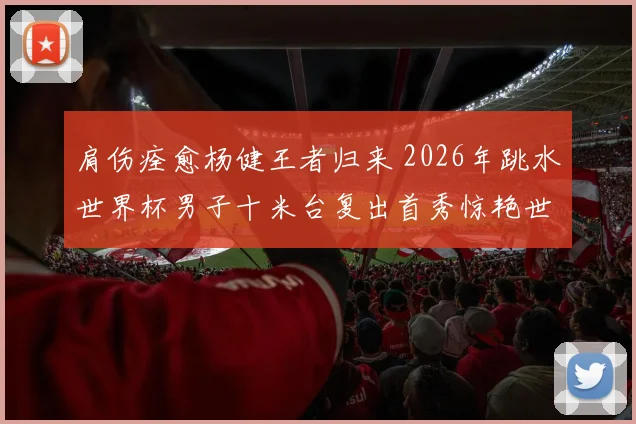 肩伤痊愈杨健王者归来 2026年跳水世界杯男子十米台复出首秀惊艳世界